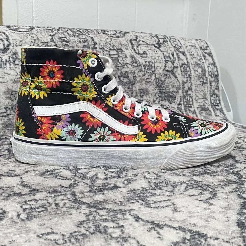 Vans Sk8-Hi Tapered 'Peace Floral' Sneakers Size 10w